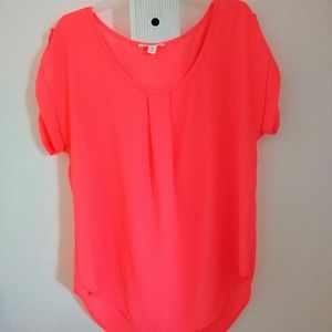 Neon Orange blouse